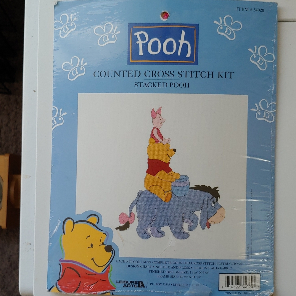 Pooh & Friends Counted Cross Stitch Kit